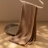 Nuevo Producto Otoño e Invierno 2026 Bufanda Chal de Cachemir Puro Tejido Espiga Unisex para Cuello