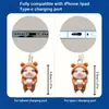 1 Pieza, Sudadera de Oso Cerdo de Té con Leche Tapón de Polvo para Teléfono - Colgante Protector de Acrílico Adecuado para iPhone