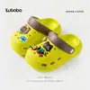 Zuecos de verano antideslizantes para interiores para niños y niñas, zapatos de playa para exteriores con diseño floral, sandalias para niños pequeños y mayores, venta al por mayor
