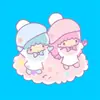 Broche de Acrílico Estrellas Gemelas Harajuku Insignia de Dibujos Animados Accesorios para Bolsos Estilo Carcasa de Teléfono DIY Lazo
