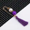 Broche de borlas, nuevo broche anti-exposición para escote de cheongsam y Hanfu de estilo chino, pin decorativo y de fijación para camisas y faldas