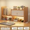 Estante de mesa retrátil para aumentar a altura Rack de armazenamento Rack de armazenamento de escritório Dormitório de estudante Quarto Rack de ajuste cosmético