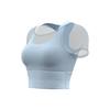 Roupa de Yoga Elegante de Malha Tops Femininos Nova Roupa Esportiva de Fitness Corrida Treino de Pilates Conjunto de Manga Curta Duas Peças Falso