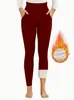 Fornecimento Transfronteiriço de Calças de Tubarão de Veludo Sem Costuras Embaraçosas para Mulheres Usarem como Roupa Externa, Calças Barbie de Aperto Abdominal e Levanta-Bumbum, Leggings Quentes de Outono e Inverno