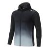 Chaqueta para Correr para Hombre Primavera Secado Rápido Cortavientos Deportivo Top de Fitness Profesional Ropa de Entrenamiento para Correr Matutino Sudadera con Capucha Manga Larga
