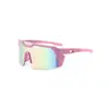 Gafas de Sol Deportivas Integradas para Ciclismo Gafas de Sol Resistentes al Viento Color Deslumbrante Recubiertas Gafas para Correr Bicicleta de Montaña U
