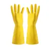 Guantes de limpieza duraderos, resistentes al desgaste e impermeables para mujer, hechos de caucho y plástico, adecuados para tareas del hogar, uso en la cocina, lavado de platos y para prevenir resbalones al lavar verduras.