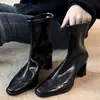 Botas de Tobillo de Tacón Alto con Punta Aguda para Otoño/Invierno 2026, de Moda, Estilizadoras, de Media Pantorrilla, para el Trabajo, Calzado de Mujer