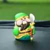 Adorno Pequeño del Dios de la Riqueza de Cinco Vías Decoración para Coche Artesanía Estilo Chino Tendencia Nacional Set de Adornos para Coche Dropshipping