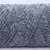 Hilo de chenilla brillante de tres cabos para tejer a crochet zapatos, hilo de lana grueso para tejer suéteres, bufandas y sombreros