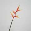 Planta Artificial Caucho Suave Pavo Real Pequeño Arreglo de Banquete Pasillo Flor Boda Salón Decoración Flor Artificial