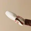 Hallazgos de Lujo a Buen Precio~ Mocasines Completamente de Piel Hechos de Piel de Vaca de Grano Superior, Zapatos Planos sin Cordones para Mujer 2026