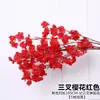 Flor Falsa Simulación Rama de Flor de Cerezo Boda Flor Falsa Simulada Enredadera de Flor de Cerezo Flor Artificial Rama de Flor de Cerezo Flor Falsa Simulada Flor de Cerezo
