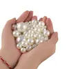 Perla sintética sin agujero, cuentas sueltas, hechas a mano, DIY, cuentas simuladas color blanco arroz, accesorios para abalorios, perlas sintéticas sueltas, venta al por mayor por catty