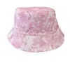 Sombrero de Pescador Estilo Hip-Hop Transfronterizo, Reversible, Unisex, Sombrero para el Sol para Exteriores, Sombrero de Cubo Estampado Versátil de Moda