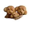 Talla en Madera de Tuyo Taihang Adornos para Mascotas Perro Bulldog Teddy Golden Retriever Juguetes de Talla en Madera Maciza Animales Finamente Tallados Mascotas Lindas