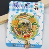 [Hebei] Shijiazhuang Chengde Qinhuangdao Atrações Turísticas Lembrancinhas Adesivos de Geladeira de Madeira Presentes Criativos Atacado