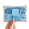 Diadema Estilo Celebridad de Internet Banda de Goma para Mujeres para Atarse el Cabello, Estilo Coreano Alta Elasticidad 50 Piezas