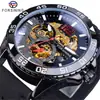 Nuevo Reloj Mecánico Automático Impermeable Casual de Moda para Hombre Estilo Europeo y Americano Forsining