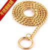 Hanhanle Corrente de Cobra de Aço Inoxidável Corrente de Metal para Cachorro Corrente P para Cachorro Pequeno, Médio e Grande Coleira para Animal de Estimação