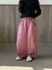 Pantalones para niña Aimobebe, pantalones de trabajo casuales y modernos estilo coreano con grandes bolsillos curvos