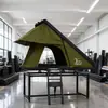 Tienda de campaña triangular para ventas transfronterizas, específicamente para tiendas de campaña en techo para SUVs, tours de autoconducción, campamentos al aire libre y tiendas de aleación de aluminio