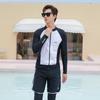 Ropa Familiar Traje de Buceo para Mujer Manga Larga Pantalones Traje de Baño Dividido Traje de Snorkel para Hombre Dividido Pareja Snorkel Traje de Medusa