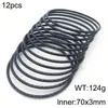 Joias de Aço Inoxidável Pulseira Empilhável Torcida Moderna Padrão Torcido de Aço Titânio Moda Acessório de Pulseira Diâmetro Interno 68*3mm