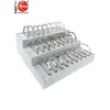 Soporte para anillos de pulsera, joyero, adorno, accesorio, anillo trapezoidal, bandeja expositora para pendientes, almacenamiento de colgantes de terciopelo para joyas