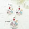 Compra 10 y llévate 2 gratis Colgante de Diamante 18K Copo de Nieve Corazón Luna Gota Estrella Fugaz Cuerda Trenzada DIY Accesorios Mayoreo