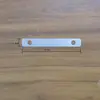 Saco de embalagem plástica junta transparente placa de reforço alça com dois furos acessórios alça de reforço alça de caixa de papelão