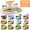 Mini Coche de Aleación con Fricción Tema Tráfico para Niños 5cm Se Puede Equipar con Escena de Estacionamiento