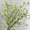 Plantas artificiales, frutos pequeños de frijol, frutos de mijo, accesorios para arreglos florales, frutos de Milán, ramas de frutas para decoración de interiores de sala de estar en casa