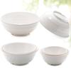 Tazón de melamina palillos tazón caótico para fideos de arroz tazón comercial de plástico porcelana para fideos tazón para avena de desayuno tazón para sopa tazón engrosado