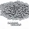 4*7mm contas digitais acrílico redondo prata antiga mais preto feitas à mão contas soltas pulseira de amizade com contas acessórios de joias DIY