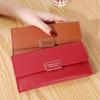 Cartera larga para mujer, nueva cartera de mano de gran capacidad, multifuncional, con cremallera y múltiples tarjetas, a la moda, 2021