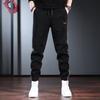 Calças masculinas, calças esportivas soltas, calças de moletom para outono e inverno, calças casuais