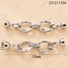 Hebilla de collar de perlas, hebilla de cadena de doble anilla, hebilla de conexión manual, hebilla femenina, hebilla de cadena de lana, accesorios de joyería DIY
