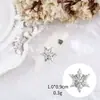 Accesorios para Arte de Uñas de Mariposa Plateada Lujo Ligero Moño Tridimensional Metal Alas de Mariposa Grande Adornos de Diamantes para Uñas Explosiones de Celebridad de Internet