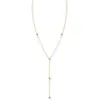Moderna Cadena con Borla de Burbujas y Moissanita de Diseño en Forma de Y para Mujer, Chapada en Oro de 14K, Estilo Personalizado, Venta al por Mayor Transfronteriza Europea y Americana