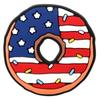Nova Bandeira Nacional Donut Sapato Flor Criativo Desenho Animado Transfronteiriço PVC Acessórios para Sapatos Tamancos de Alta Qualidade Acessórios