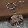 Aleación tres dimensiones elefante tres dimensiones valiente colgante accesorios bronce diy joyería fábrica outlet