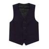 Meninos Vestido Terno Colete Infantil Preto Colete Preto Roupas Infantis Menino Pequeno Performance Traje Novo