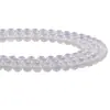 Yige Joias Cristal Natural Grau 7A Ágata Branca Contas Soltas Acessórios para Joias DIY Contas Redondas de Ágata Atacado