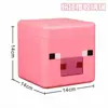Caixa de Armazenamento Temática de Creeper, TNT e Ponto de Interrogação do Minecraft para Brinquedos, Lanches, Sala de Estar em Casa