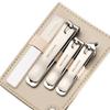 Cortauñas traje set individual herramientas cortauñas gris uña mujer hogar oblicuo cortauñas set de manicura