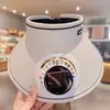 Sombrero con Ventilador Solar para Hombre USB Verano Exterior Montañismo Pesca Protección Solar Anti-Ultravioleta Sombrero de Pescador