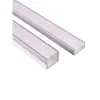 Luz linear LED montada na superfície luz linear embutida canaleta de alumínio teto de pálpebra dupla fita de luz slot para cartão