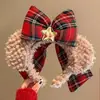 Diadema de estilo coreano kawaii para niña, bonita diadema de felpa con dibujos animados para otoño e invierno, diadema para lavarse la cara a presión con el pelo de niña dulce