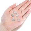 Acero Inoxidable Gotas de Aceite Colgante Pequeño con Agujeros Gotas de Agua Pendientes Diy Accesorios para Tocados Tocados Collares Colgante